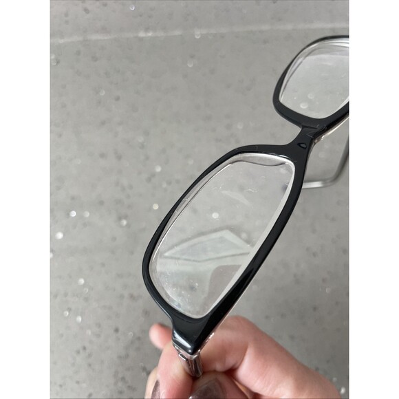 Burberry Black Clear Rectangular Glasses Frames ONLY Italy B2004 3016 52 16 140 - Picture 13 of 15
